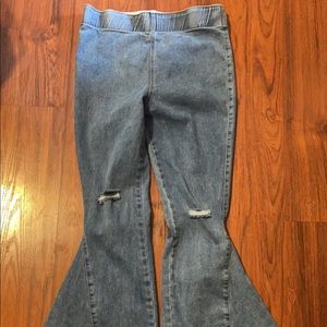 L&B distressed Flare